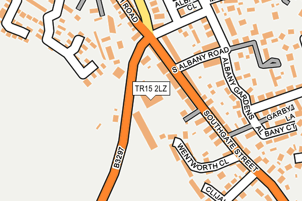 TR15 2LZ map - OS OpenMap – Local (Ordnance Survey)