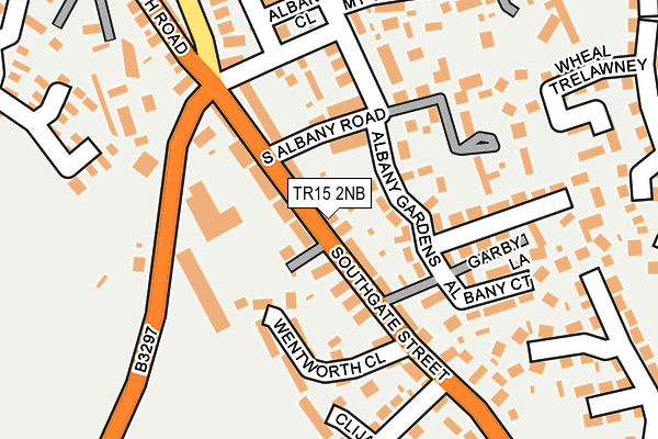 TR15 2NB map - OS OpenMap – Local (Ordnance Survey)