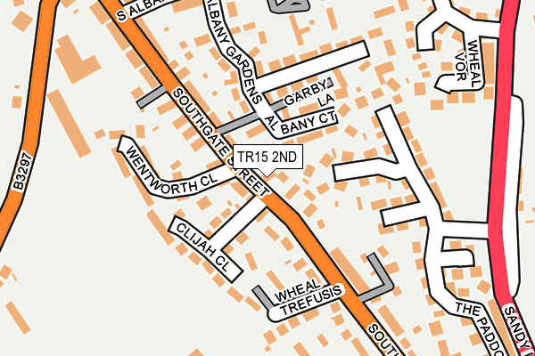 TR15 2ND map - OS OpenMap – Local (Ordnance Survey)