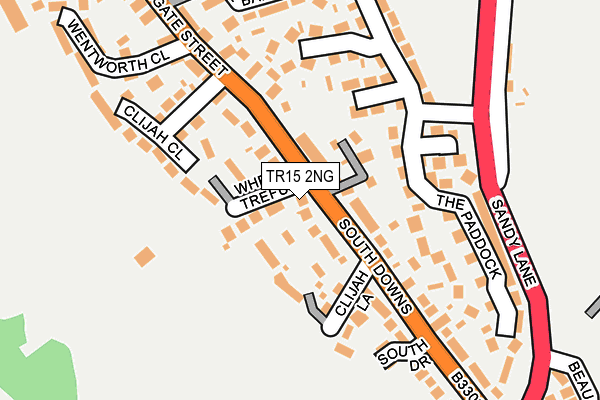 TR15 2NG map - OS OpenMap – Local (Ordnance Survey)