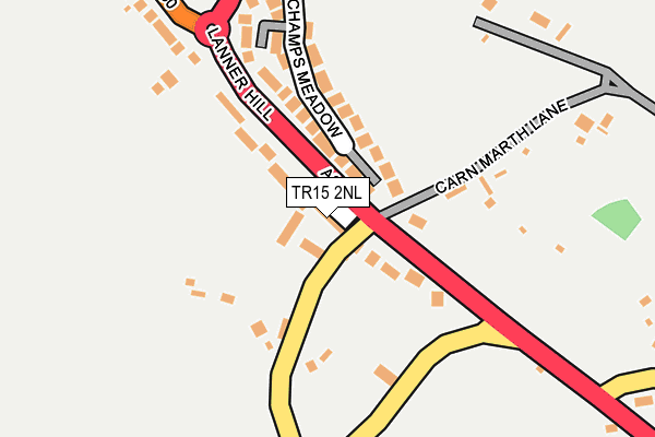 TR15 2NL map - OS OpenMap – Local (Ordnance Survey)