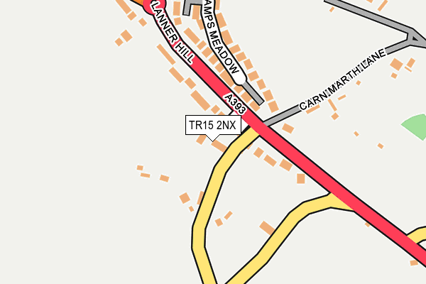 TR15 2NX map - OS OpenMap – Local (Ordnance Survey)