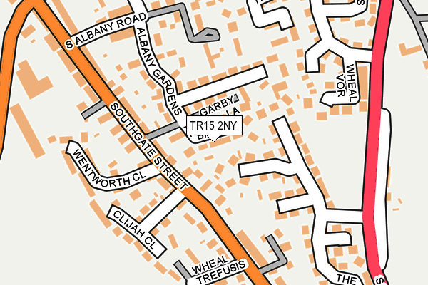 TR15 2NY map - OS OpenMap – Local (Ordnance Survey)