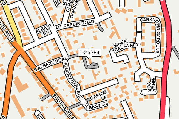 TR15 2PB map - OS OpenMap – Local (Ordnance Survey)