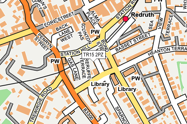 TR15 2PZ map - OS OpenMap – Local (Ordnance Survey)
