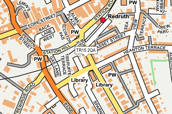 TR15 2QA map - OS OpenMap – Local (Ordnance Survey)
