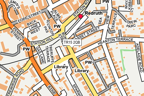 TR15 2QB map - OS OpenMap – Local (Ordnance Survey)