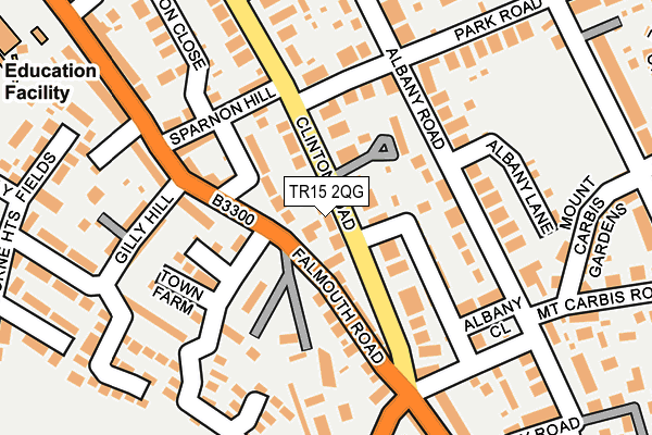 TR15 2QG map - OS OpenMap – Local (Ordnance Survey)