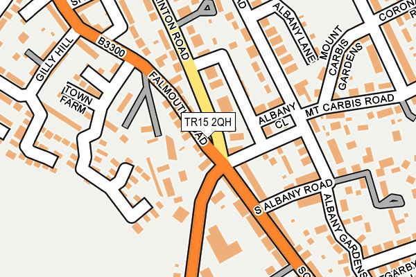 TR15 2QH map - OS OpenMap – Local (Ordnance Survey)
