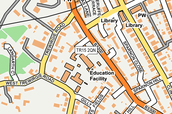 TR15 2QN map - OS OpenMap – Local (Ordnance Survey)