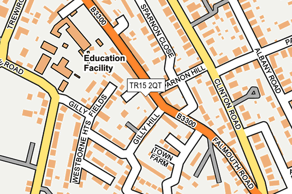 TR15 2QT map - OS OpenMap – Local (Ordnance Survey)