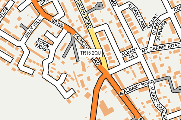 TR15 2QU map - OS OpenMap – Local (Ordnance Survey)