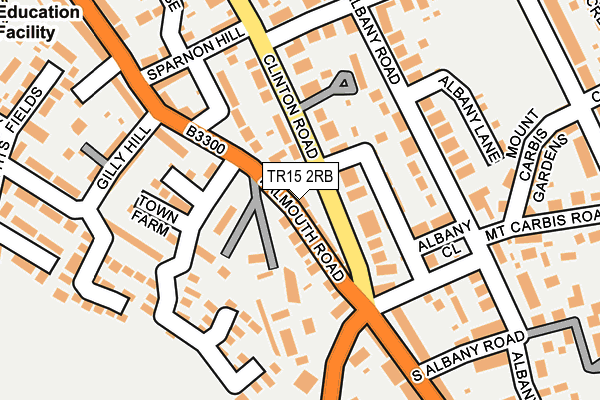 TR15 2RB map - OS OpenMap – Local (Ordnance Survey)