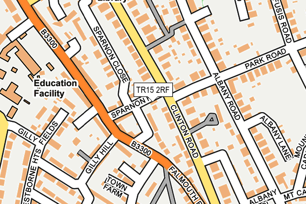 TR15 2RF map - OS OpenMap – Local (Ordnance Survey)