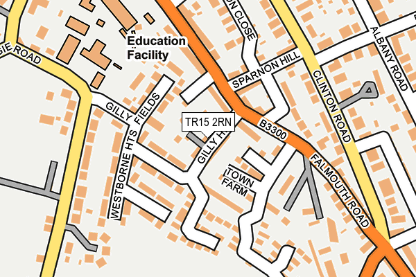 TR15 2RN map - OS OpenMap – Local (Ordnance Survey)