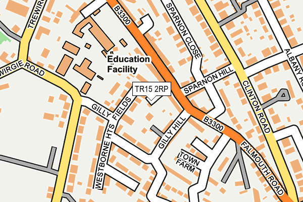 TR15 2RP map - OS OpenMap – Local (Ordnance Survey)
