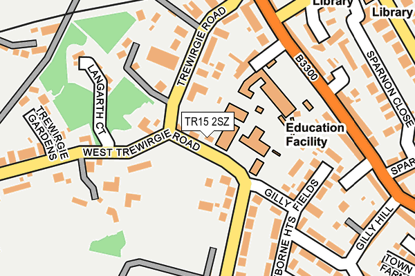 TR15 2SZ map - OS OpenMap – Local (Ordnance Survey)