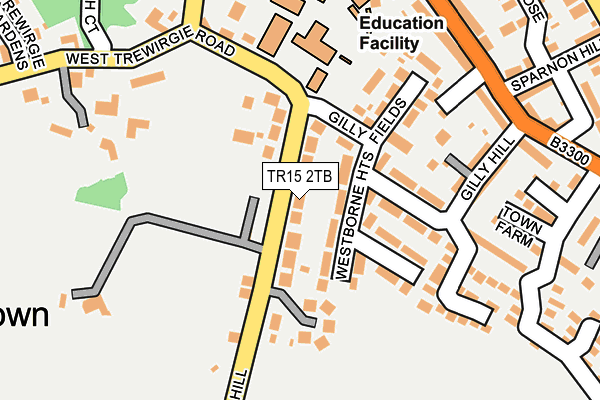 TR15 2TB map - OS OpenMap – Local (Ordnance Survey)