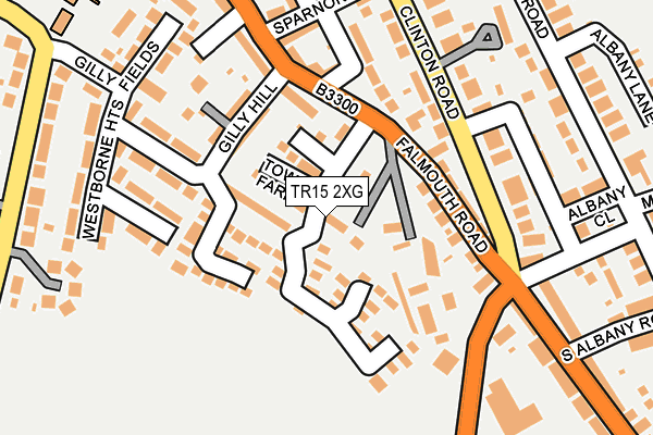 TR15 2XG map - OS OpenMap – Local (Ordnance Survey)