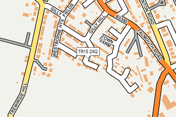 TR15 2XQ map - OS OpenMap – Local (Ordnance Survey)