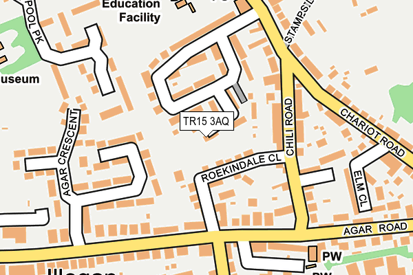 TR15 3AQ map - OS OpenMap – Local (Ordnance Survey)