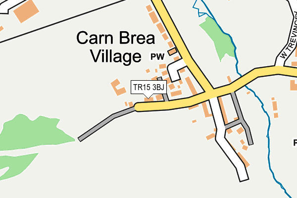 TR15 3BJ map - OS OpenMap – Local (Ordnance Survey)