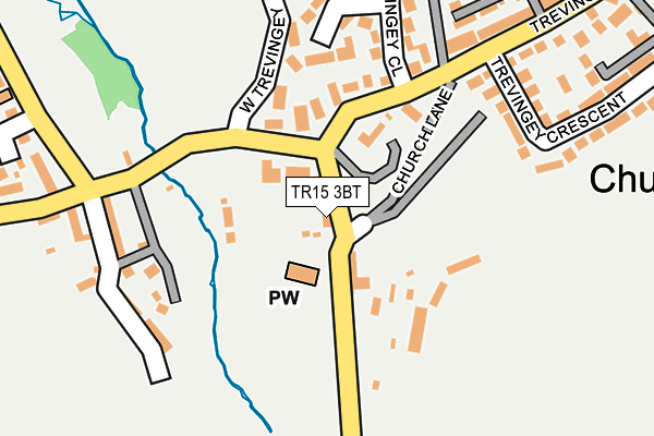 TR15 3BT map - OS OpenMap – Local (Ordnance Survey)