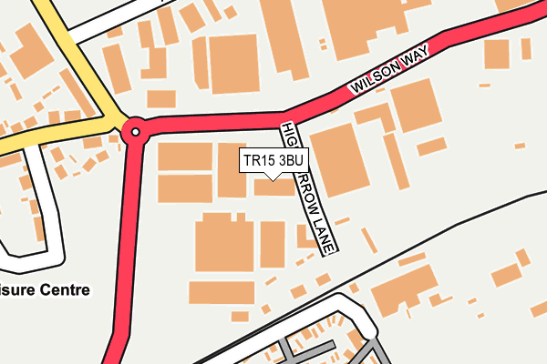 TR15 3BU map - OS OpenMap – Local (Ordnance Survey)