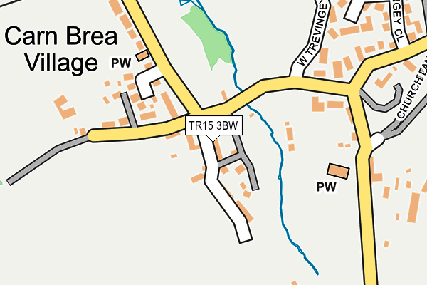 TR15 3BW map - OS OpenMap – Local (Ordnance Survey)