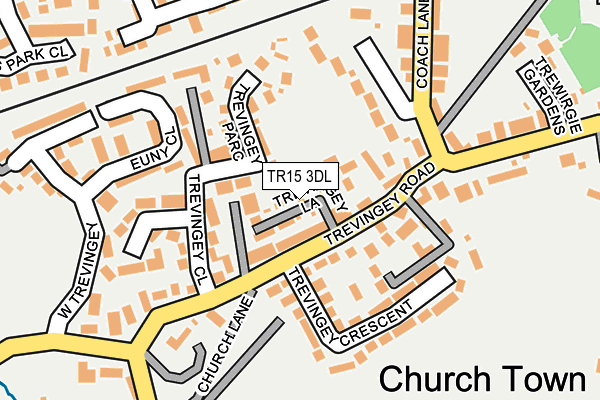 TR15 3DL map - OS OpenMap – Local (Ordnance Survey)