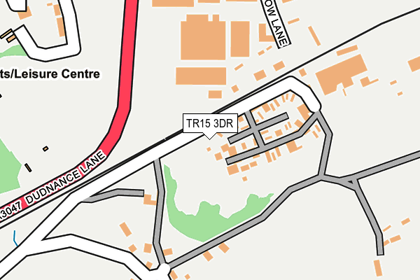 TR15 3DR map - OS OpenMap – Local (Ordnance Survey)