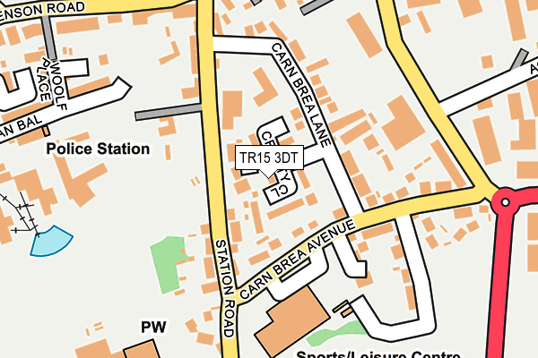 TR15 3DT map - OS OpenMap – Local (Ordnance Survey)