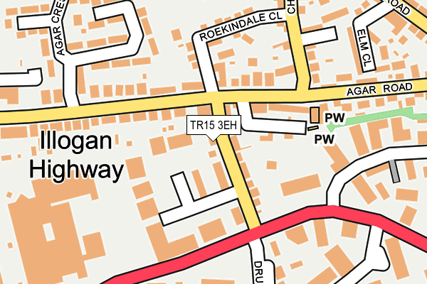 TR15 3EH map - OS OpenMap – Local (Ordnance Survey)