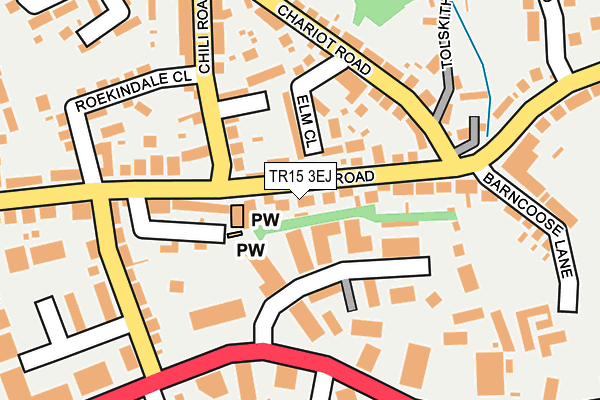 TR15 3EJ map - OS OpenMap – Local (Ordnance Survey)