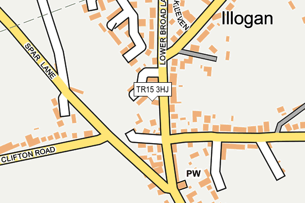 TR15 3HJ map - OS OpenMap – Local (Ordnance Survey)