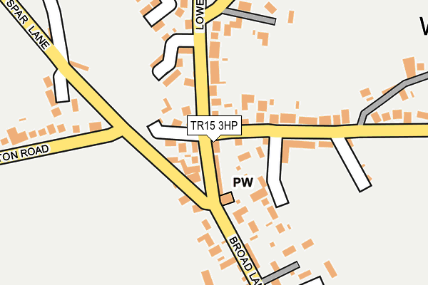 TR15 3HP map - OS OpenMap – Local (Ordnance Survey)