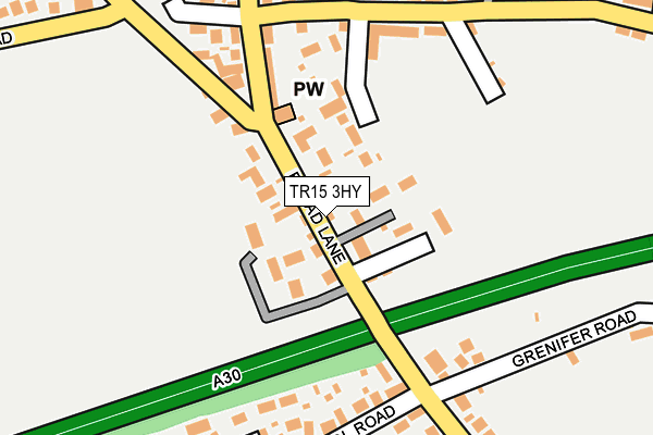 TR15 3HY map - OS OpenMap – Local (Ordnance Survey)