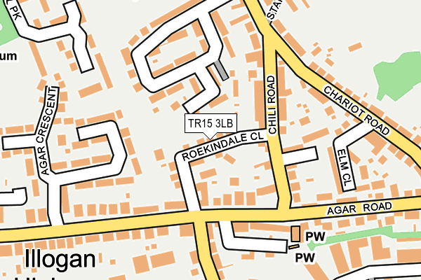 TR15 3LB map - OS OpenMap – Local (Ordnance Survey)