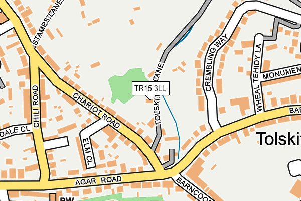 TR15 3LL map - OS OpenMap – Local (Ordnance Survey)