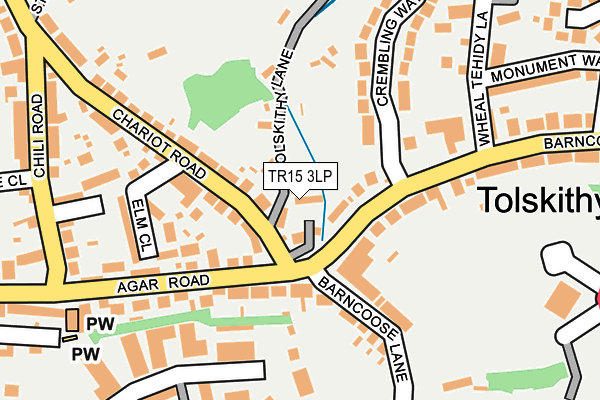 TR15 3LP map - OS OpenMap – Local (Ordnance Survey)