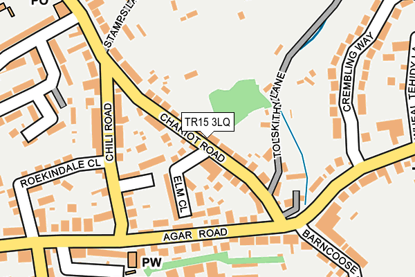 TR15 3LQ map - OS OpenMap – Local (Ordnance Survey)