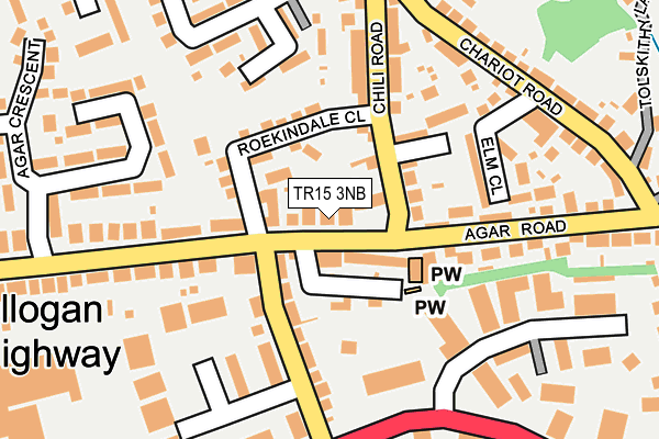 TR15 3NB map - OS OpenMap – Local (Ordnance Survey)