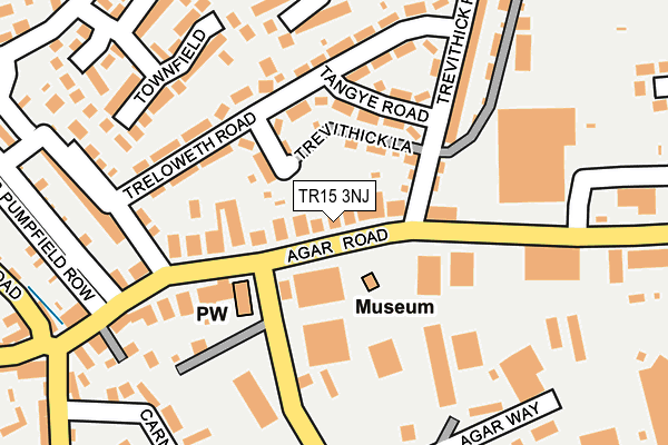 TR15 3NJ map - OS OpenMap – Local (Ordnance Survey)