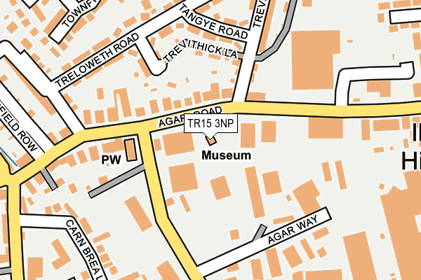 TR15 3NP map - OS OpenMap – Local (Ordnance Survey)