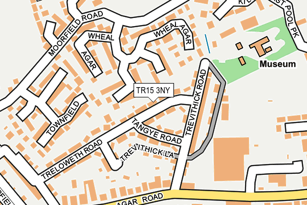 TR15 3NY map - OS OpenMap – Local (Ordnance Survey)