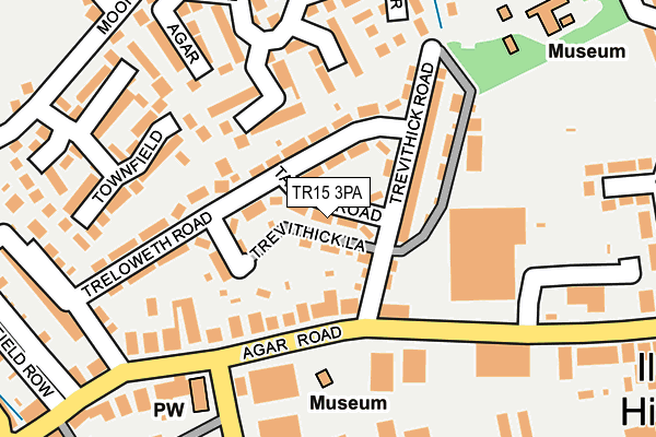 TR15 3PA map - OS OpenMap – Local (Ordnance Survey)