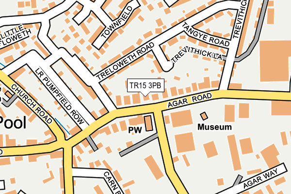 TR15 3PB map - OS OpenMap – Local (Ordnance Survey)