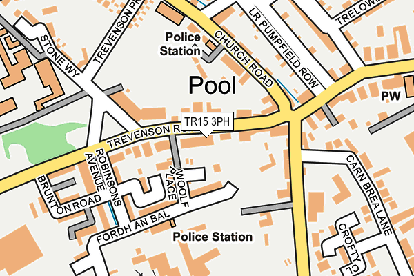 TR15 3PH map - OS OpenMap – Local (Ordnance Survey)