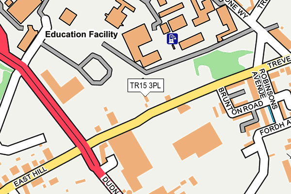 TR15 3PL map - OS OpenMap – Local (Ordnance Survey)