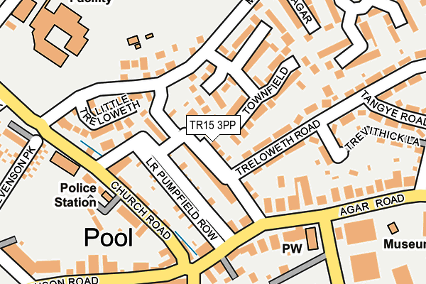 TR15 3PP map - OS OpenMap – Local (Ordnance Survey)